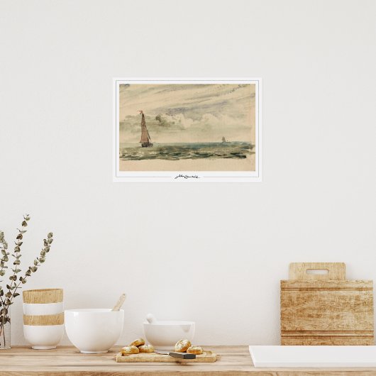 John Constable Zedign Art Poster #409-2 (Keuken)