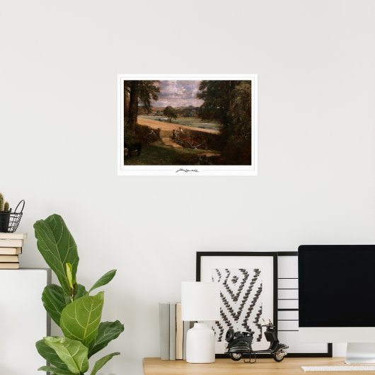 John Constable Zedign Art Poster #528-2 (Thuiskantoor)