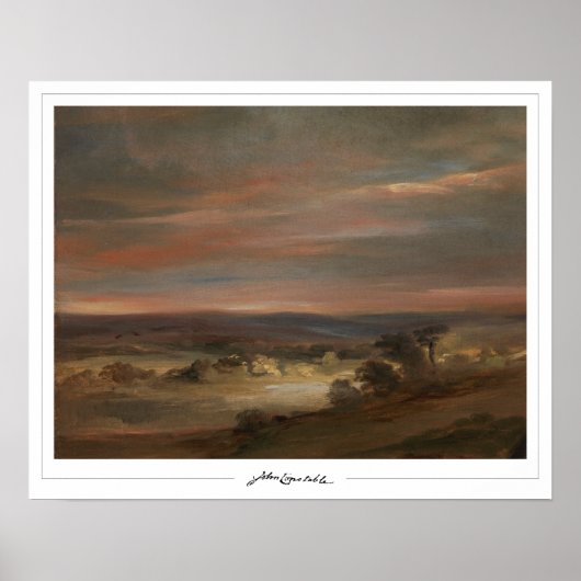 John Constable Zedign Art Poster #7 (Voorkant)