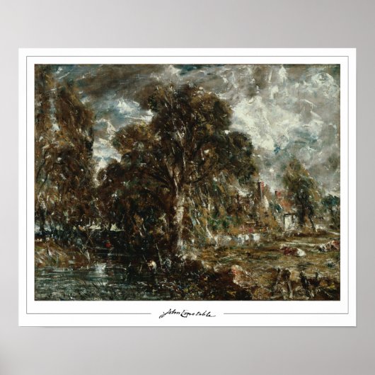 John Constable Zedign Art Poster #9 (Voorkant)