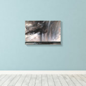 John Constable - Zeegezichtstudie met regenwolk Canvas Afdruk (Insitu (Houten vloer))