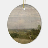 John Constable | Zommorgen: Dedham uit Langh Keramisch Ornament (Links)