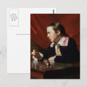 John Copley-Boy met Squirrel (Henry Pelham) Briefkaart (Voorkant / Achterkant)