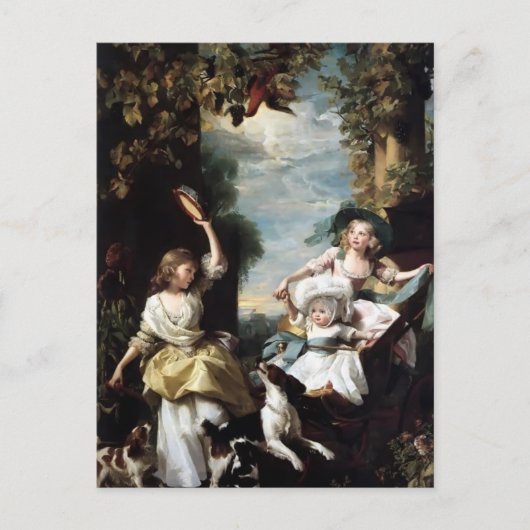 John Copley-Drie jongste dochters van George III Briefkaart (Voorkant)