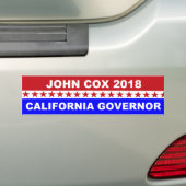 John Cox Bumpersticker (Op auto)