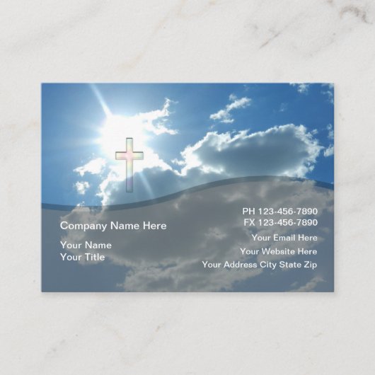 John Custom Religious Visitekaartje (Voorkant)