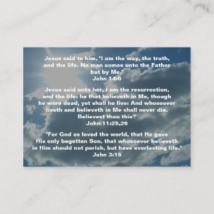 John Custom Religious Visitekaartje