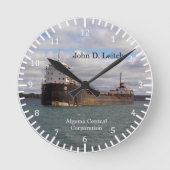 John D. Leitch clock Ronde Klok (Voorkant)