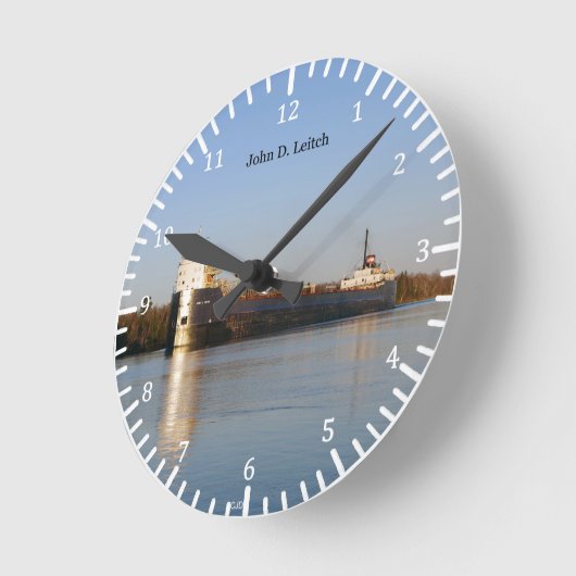 John D. Leitch clock Ronde Klok (Hoek)