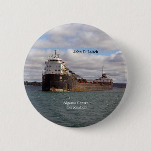 John D. Leitch-knop Ronde Button 5,7 Cm