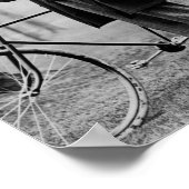 John D. Rockefeller met Bicycle - 1913 Poster (Hoek)