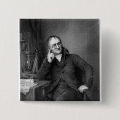 John Dalton Vierkante Button 5,1 Cm (Voorkant)