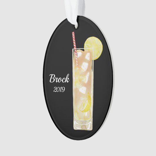 John Daly Cocktail gepersonaliseerd Ornament (voorkant)