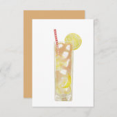 John Daly Invitation Kaart (Voorkant / Achterkant)