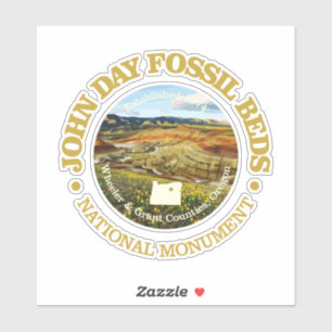 John Day Fossil Bedden (NM) Sticker