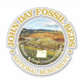 John Day Fossil Bedden (NM) Sticker (Voorkant)