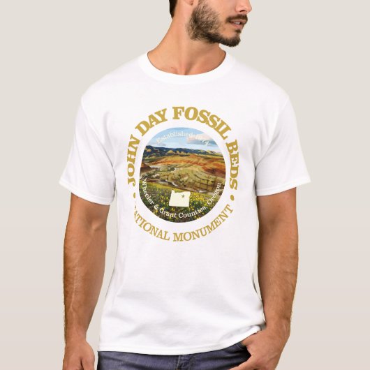 John Day Fossil Bedden (NM) T-shirt (Voorkant)