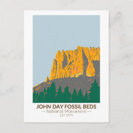 John Day Fossil Beds Nationaal Monument Oregon Briefkaart