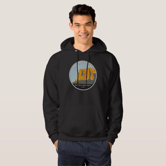 John Day Fossil Beds Nationaal Monument Oregon Hoodie (Voorkant volledig)
