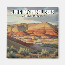 John Day Fossil Beds Nationaal Monument Oregon Magneet