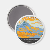 John Day Fossil Beds Nationaal Monument Oregon Magneet (Voorkant / Achterkant)