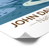 John Day Fossil Beds Nationaal Monument Oregon Poster (Hoek)