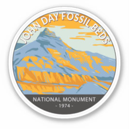 John Day Fossil Beds Nationaal Monument Oregon Sticker