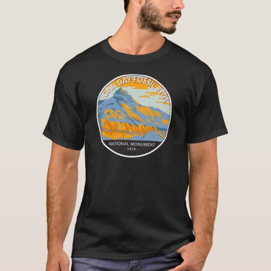 John Day Fossil Beds Nationaal Monument Oregon T-shirt (Voorkant)