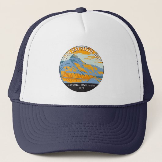 John Day Fossil Beds Nationaal Monument Oregon Trucker Pet (Voorkant)