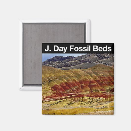 John Day Fossil Beds National Monument Magneet (Voorkant / Achterkant)