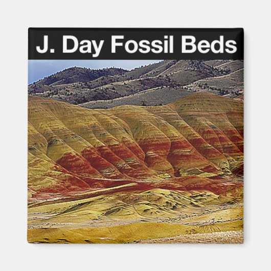 John Day Fossil Beds National Monument Magneet (Voorkant)