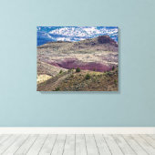 John Day Fossil Beds National Monument (Oregon) Canvas Afdruk (Insitu (Houten vloer))
