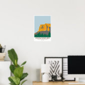 John Day Fossil Beds National Monument Oregon Poster (Thuiskantoor)