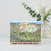 John Day Fossil Beds National Monument Travel Briefkaart (Staand voorkant)
