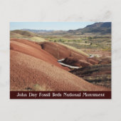 John Day Fossil Beds National Monument Travel Briefkaart (Voorkant)