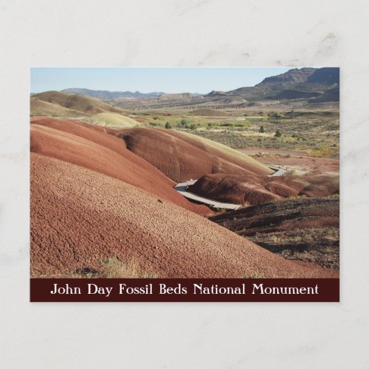 John Day Fossil Beds National Monument Travel Briefkaart (Voorkant)