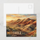 John Day Fossil Beds National Monument VS Briefkaart (Voorkant / Achterkant)