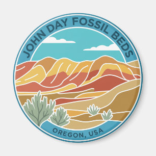 John Day Fossil Beds National Monument VS Magneet