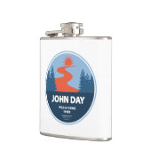 John Day Wild en de Schilderachtig rivier de Orego Heupfles (Links)