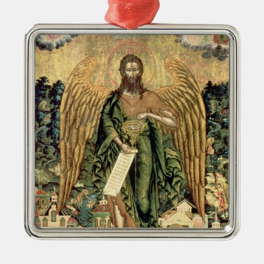 John de Baptist, Angel of the Wilderness Metalen Ornament (Voorkant)