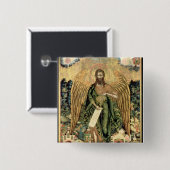 John de Baptist, Angel of the Wilderness Vierkante Button 5,1 Cm (Voorkant /achterkant)