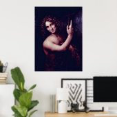 John de Baptist van Leonardo da Vinci Poster (Thuiskantoor)