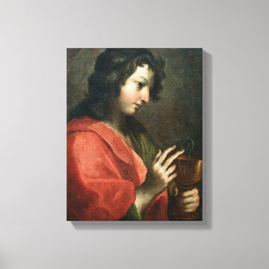 John de Evangelist Canvas Afdruk (Voorkant)