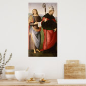 John, de Evangelist en St. Augustinus van Poster (Keuken)