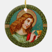 John de Evangelist (JMAS 06) Keramisch Ornament (Achterkant)