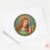 John de Evangelist (JMAS 06) Ronde Sticker (Envelop)