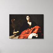 John de Evangelist, mooi kunstschilderij Canvas Afdruk (Voorkant)