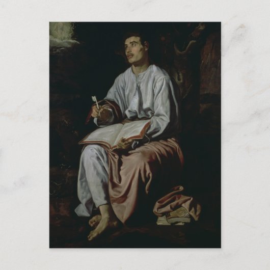 John de Evangelist op het eiland Briefkaart (Voorkant)