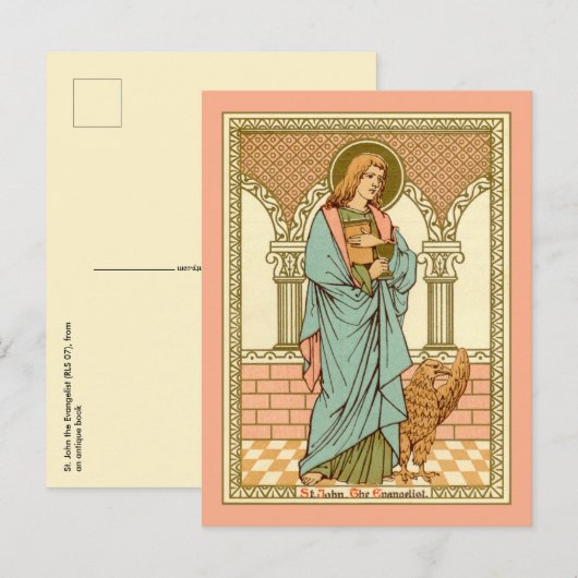 John de Evangelist (RLS 07) Briefkaart (Voorkant / Achterkant)
