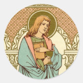 John de Evangelist (RLS 07) Ronde Sticker (Voorkant)